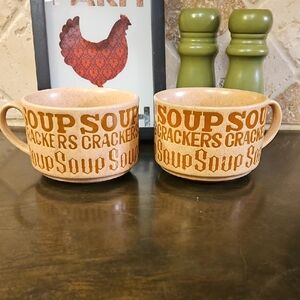 70's Vintage Soup Mugs